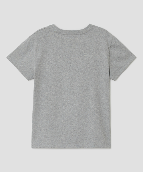 Vivid Twirl Glitter Top [Gray]