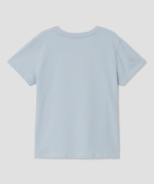 Vivid Twirl Glitter Top [Blue]
