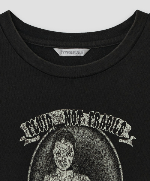 Washed Not Fragile Top [Black]