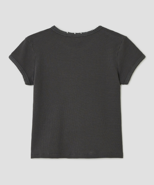 Rough Texture Top [Charcoal]