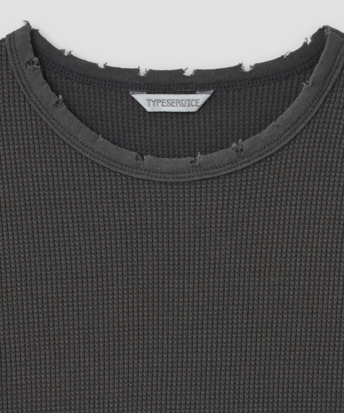 Rough Texture Top [Charcoal]