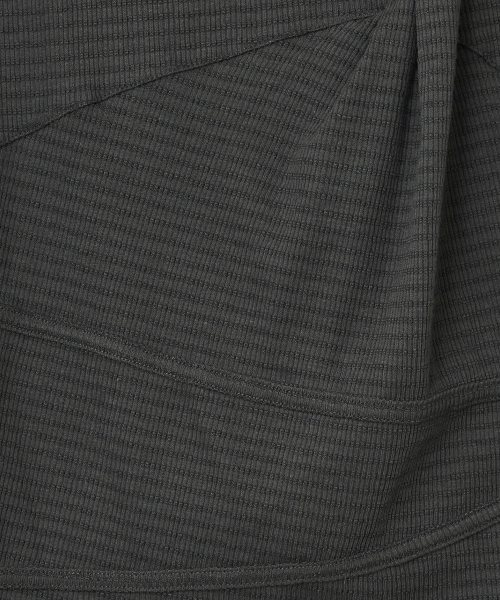 Asymmetric Twist Top [Charcoal]