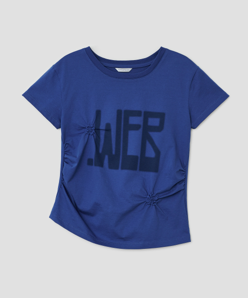 Web Ruched Top [Blue]