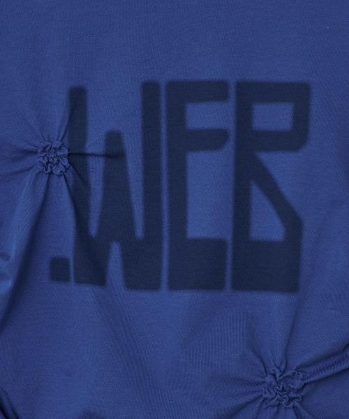 Web Ruched Top [Blue]