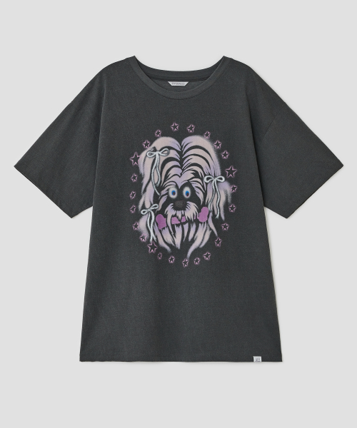 Furry Puppy Top [Charcoal]