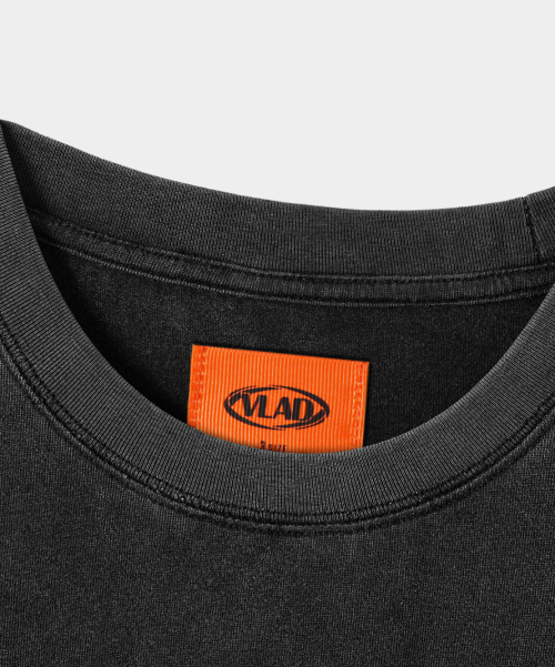 VLAD VINTAGE OBLIVION SEMI-CROP T-SHIRT_PIGMENT CHARCOAL