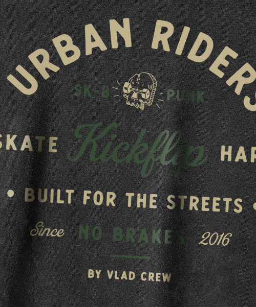 VLAD PUNK SEMI-CROP T-SHIRT_PIGMENT CHARCOAL