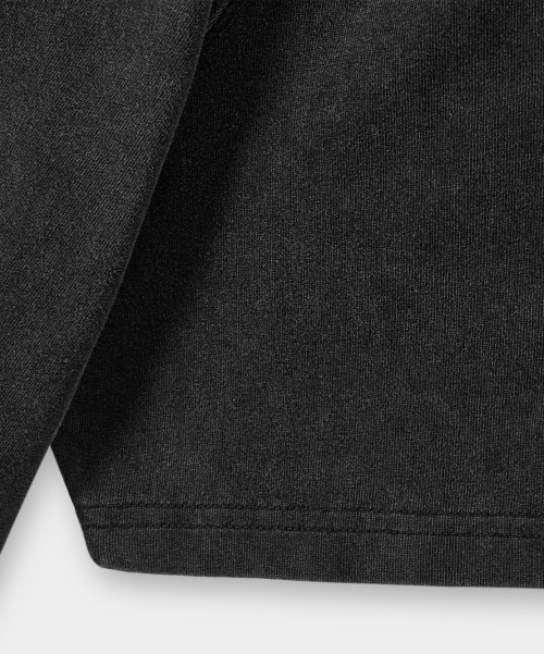 VLAD PUNK SEMI-CROP T-SHIRT_PIGMENT CHARCOAL