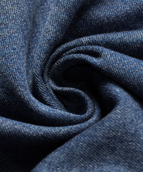 BIO WASHING CROP DENIM SHORT SLEEVE SHIRT_2 COLOR