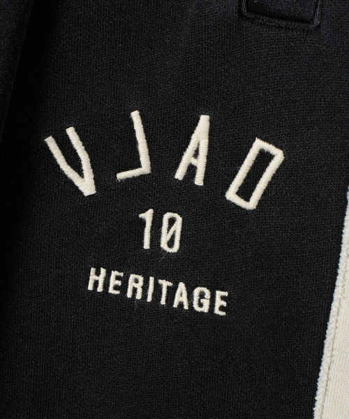 VLAD ONE-TUCK CURVED TRACK SWEAT PANTS_HALF BERMUDA 2 COLOR