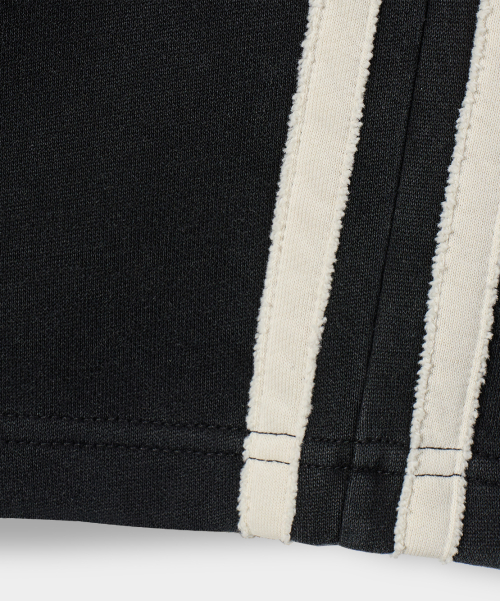 VLAD ONE-TUCK CURVED TRACK SWEAT PANTS_HALF BERMUDA 2 COLOR