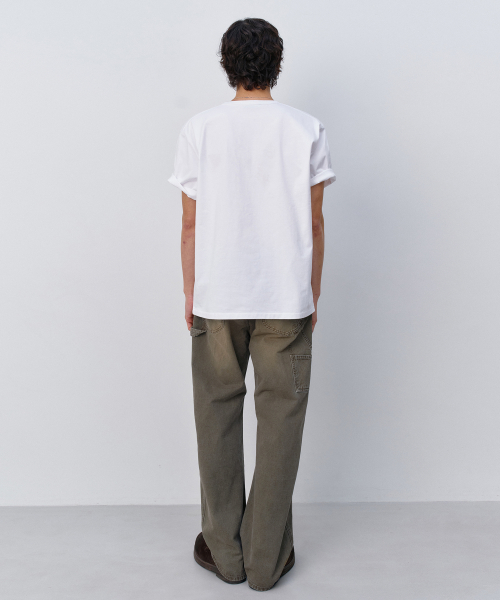 Western Boots Graphic T-Shirt WHITE