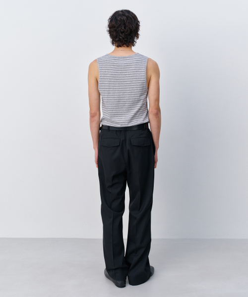 Stripe Tank Top MELANGE GREY
