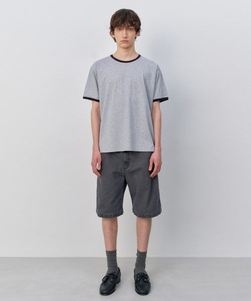 Ringer T-Shirt MELANGE GREY