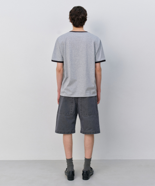 Ringer T-Shirt MELANGE GREY