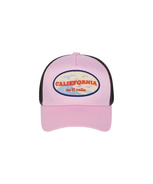 CALIEFORNIA PATCH MESH BALL CAP PINK