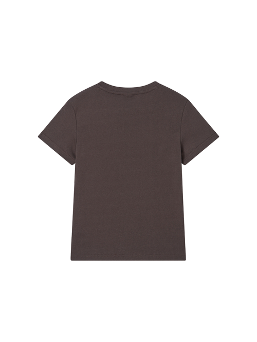 TOE BEANS TEE BROWN