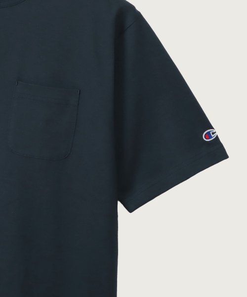T1011 헤비웨이트 포켓 티셔츠 Navy (Made in USA)
