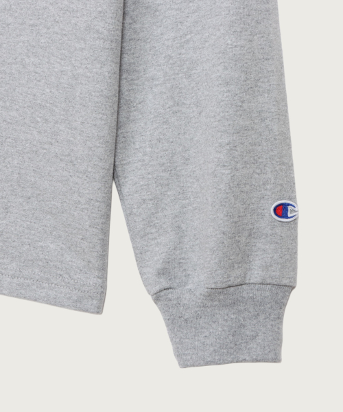 T1011 헤비웨이트 래글런 롱슬리브 티셔츠 Grey (Made in USA)