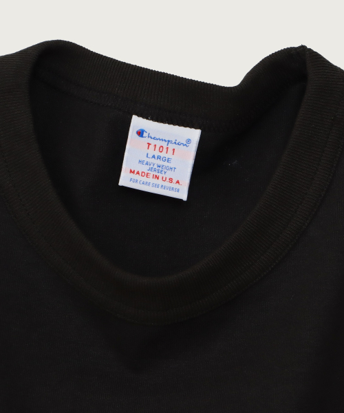 T1011 헤비웨이트 래글런 롱슬리브 티셔츠 Black (Made in USA)