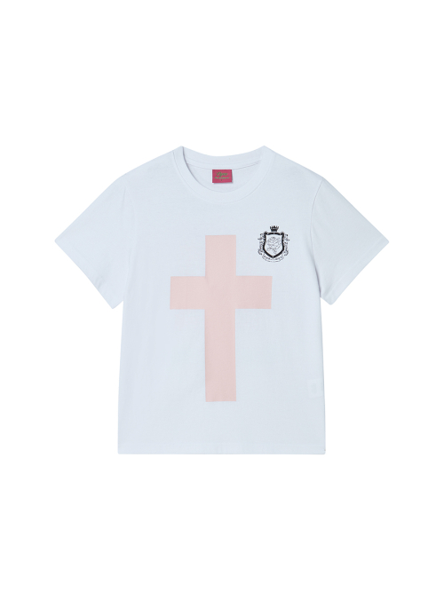CROSS TEE WHITE