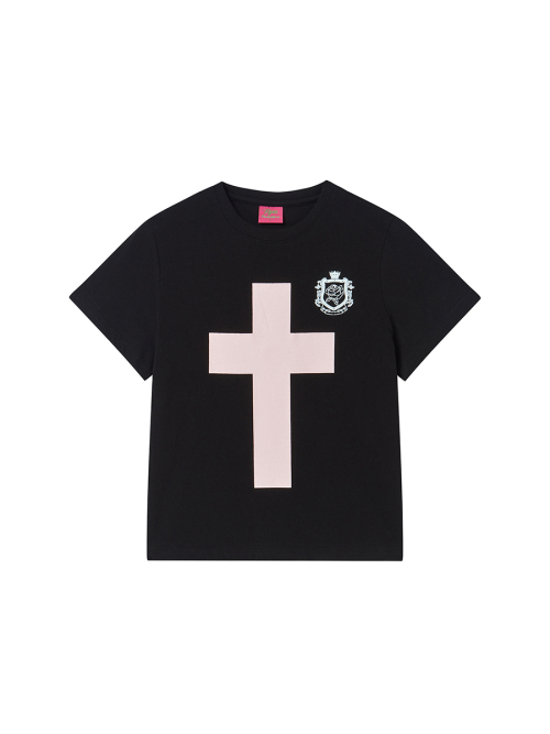 CROSS TEE BLACK