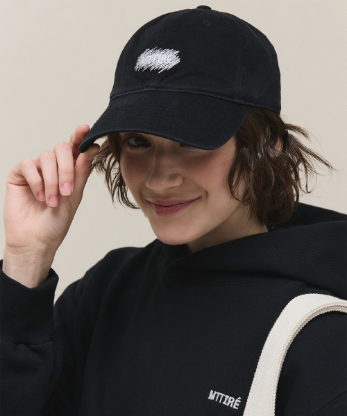 Washing Stichi Logo Cap / Black