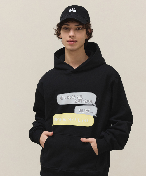 Not Wifi Message Cap / Black
