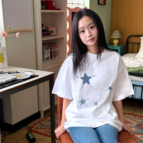빈티지 블루스타 티셔츠