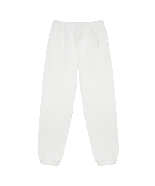 Basic Jogger Sweatpants / White