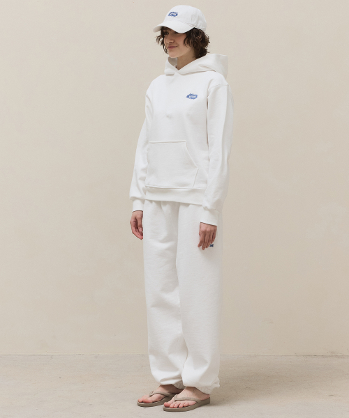 Basic Jogger Sweatpants / White