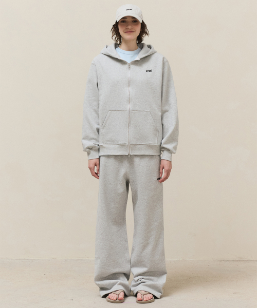 Basic Straight Sweatpants / Gray