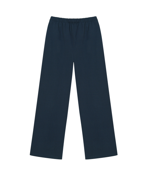 Basic Straight Sweatpants / Navy