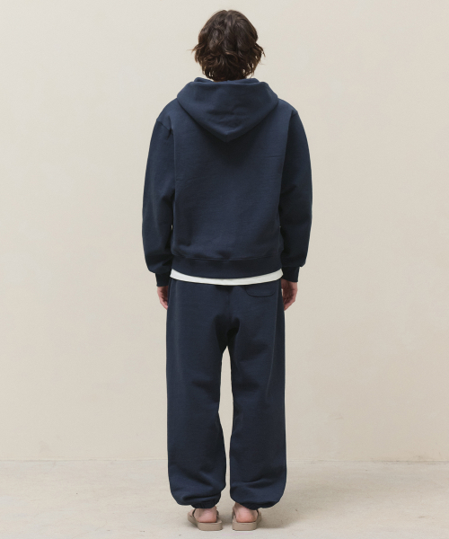 2Way Basic Zip-Up / Navy