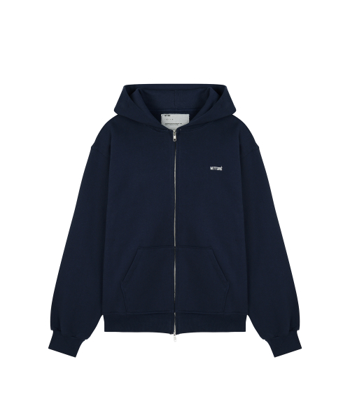 2Way Basic Zip-Up / Navy