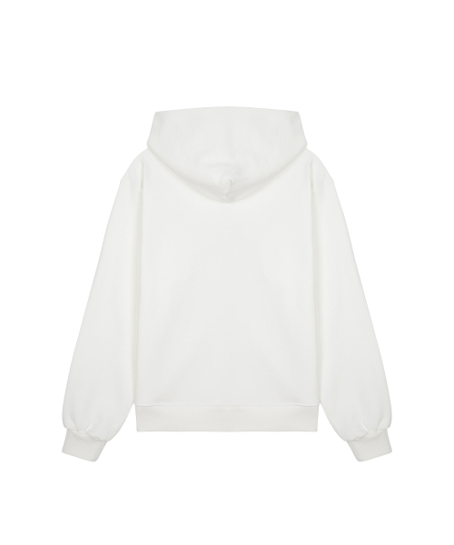 2Way Basic Zip-Up / White