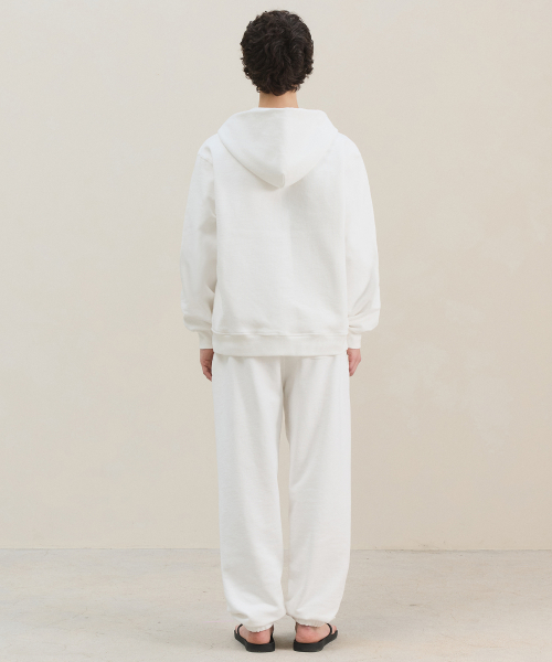 2Way Basic Zip-Up / White