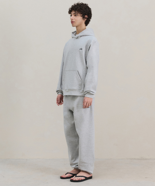 Basic Logo Hoodie / Gray
