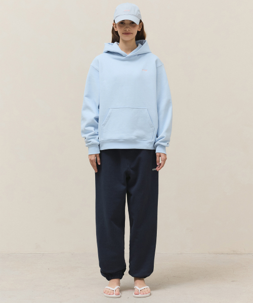 Basic Logo Hoodie / Sky Blue
