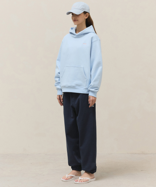 Basic Logo Hoodie / Sky Blue