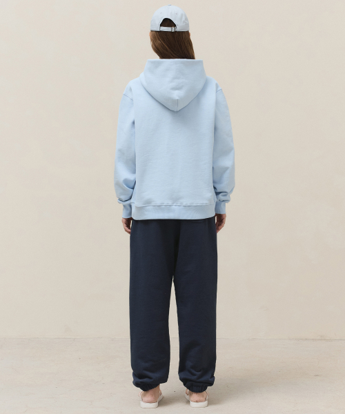 Basic Logo Hoodie / Sky Blue