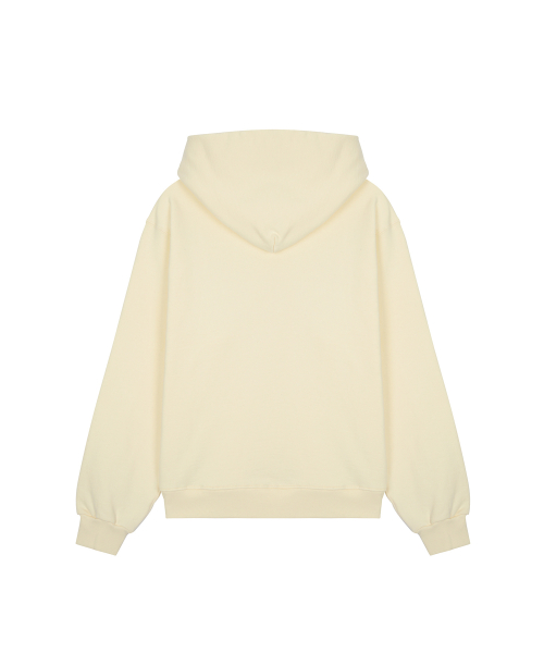 Basic Logo Hoodie / Light Yellow