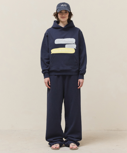 Not Wifi Message Hoodie / Navy