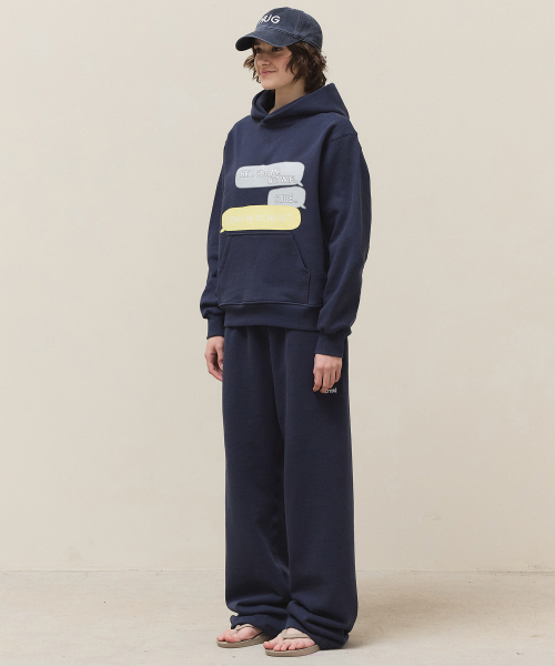 Not Wifi Message Hoodie / Navy