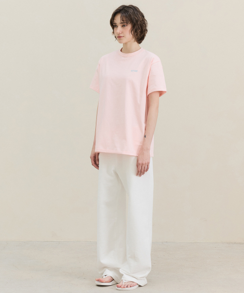 Basic Logo T-shirt / Pink