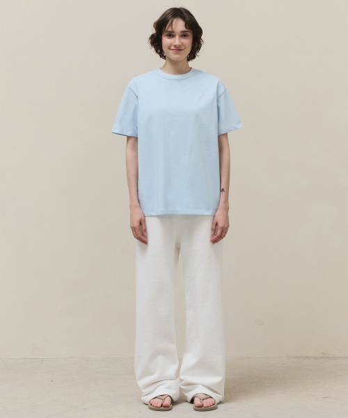 Basic Logo T-shirt / Sky Blue