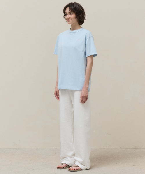 Basic Logo T-shirt / Sky Blue