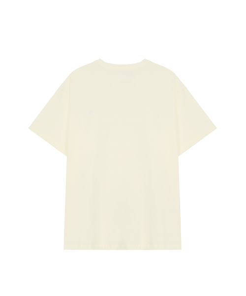 Basic Logo T-shirt / Light Yellow
