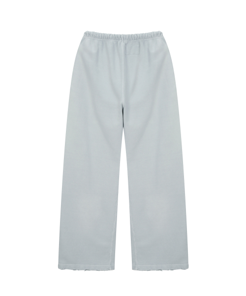 VTG WASHED STRAIGHT SWEAT PANTS / LIGHT GRAY