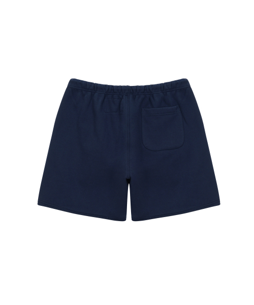 BASIC LOGO SHORT SWEAT PANTS / NAVY